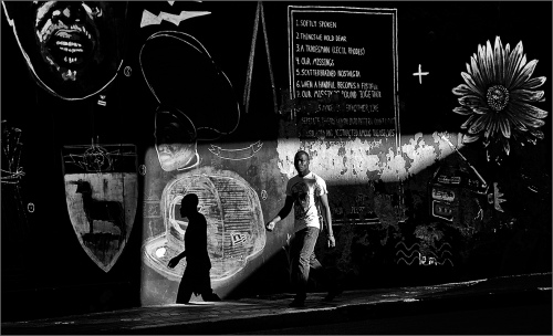 walking shadow