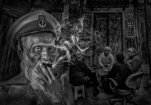 Captain at his old age