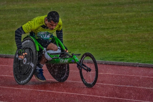 Finishing in Rain