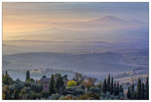 Val dOrcia Sunrise