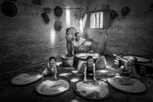 Working Family BW
