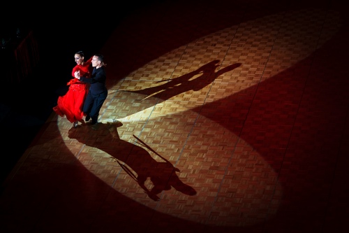 Dancing Red and Black