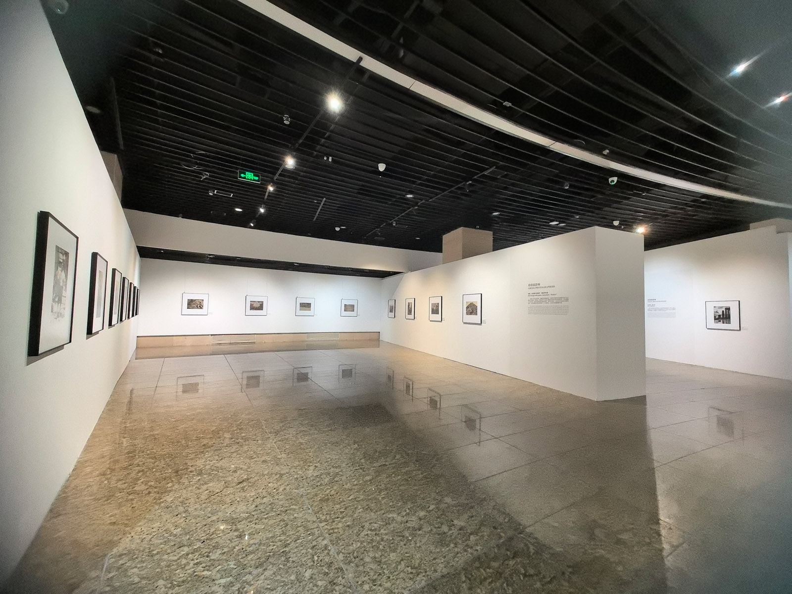 Exhibition view — Chinese works provided by Beijing Shidai Jiaying Culture Co.; collector Wang Xu contributed Lin Zecang’s works; Greek pieces were provided by collector Michalis Krassakis.