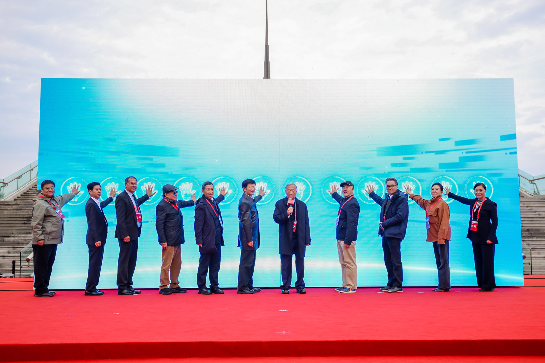 GPU President Manolis Metzakis (third from left) joins guests in launching Photo Beijing 2025.